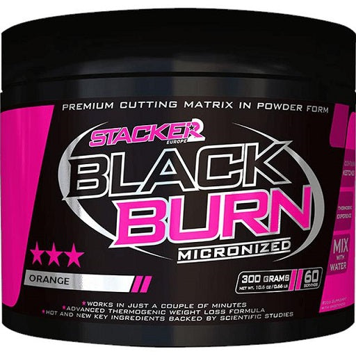Stacker2 Europe Black Burn Micronized, Orange - 300g