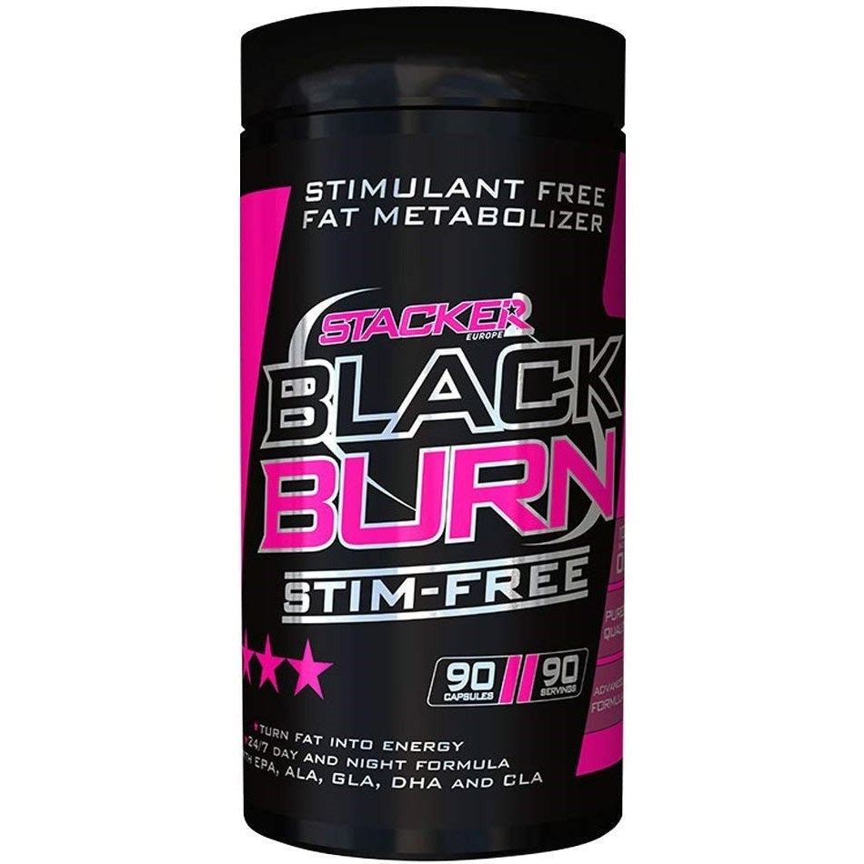 Stacker2 Europe Black Burn STIM-Free - 90 caps
