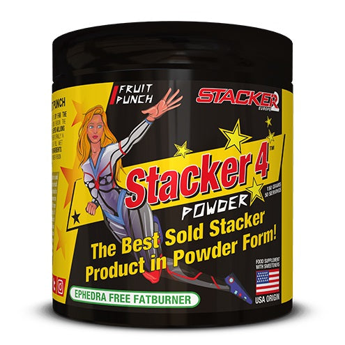 Stacker2 Europe Stacker 4 Powder, Fruit Punch - 150g