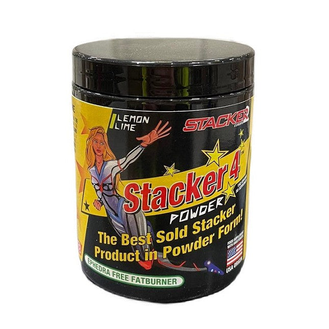 Stacker2 Europe Stacker 4 Powder, Lemon Lime - 150g