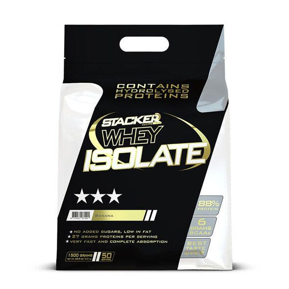 Stacker2 Europe Whey Isolate, Banana - 1500g
