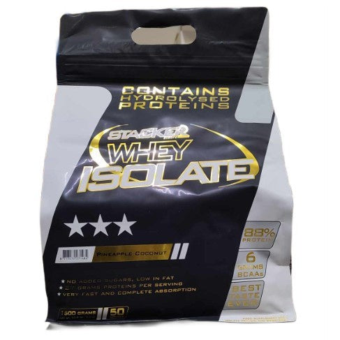 Stacker2 Europe Whey Isolate, Pineapple Coconut - 1500g