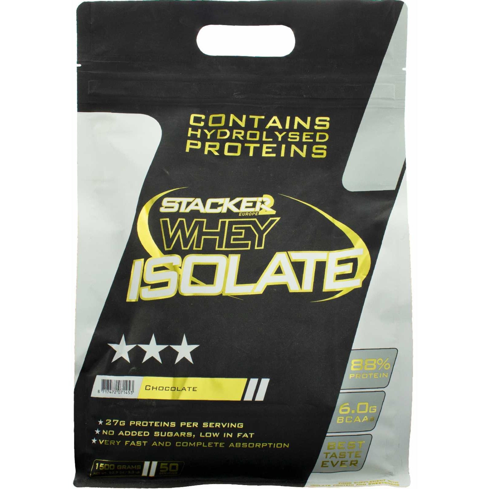 Stacker2 Europe Whey Isolate, Vanilla - 1500g