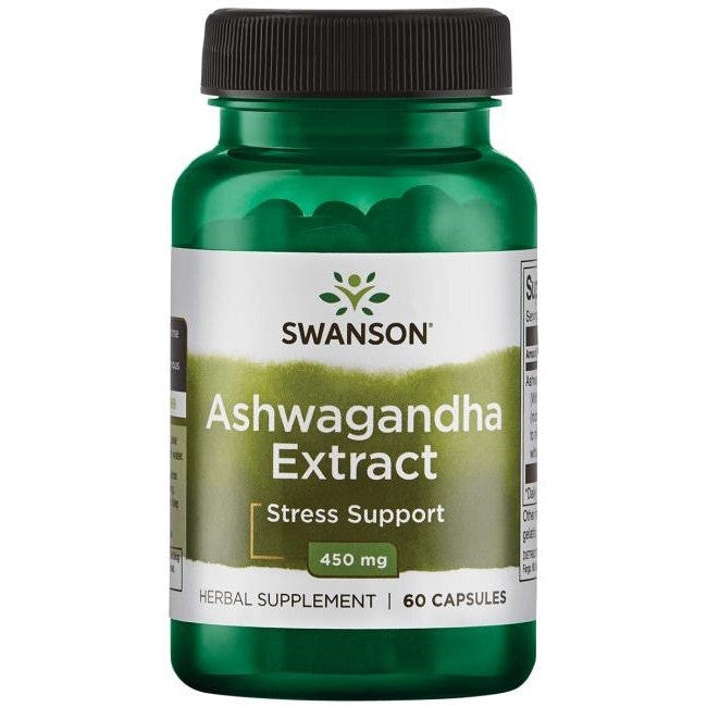 Swanson Ashwagandha Extract, 450mg - 60 caps