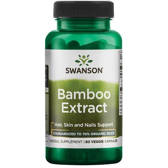 Swanson Bamboo Extract - 60 vcaps