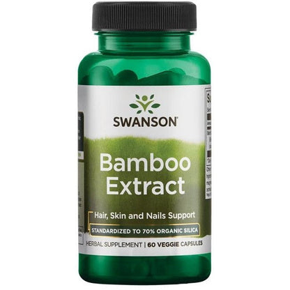 Swanson Bamboo Extract - 60 vcaps