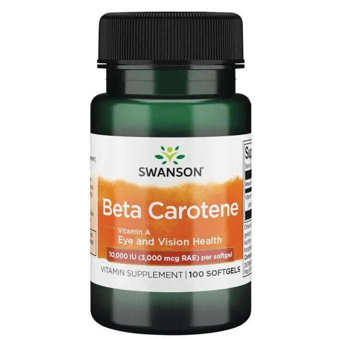 Swanson Beta-Carotene (Vitamin A), 10 000 IU - 100 softgels