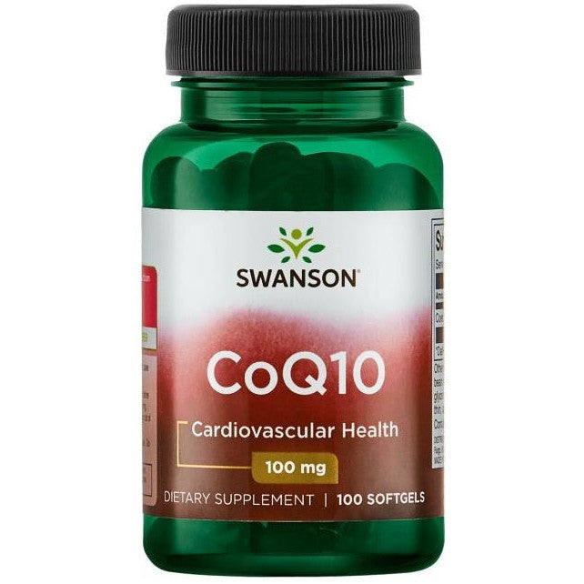 Swanson CoQ10, 100mg - 100 softgels