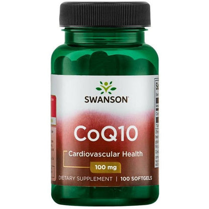 Swanson CoQ10, 100mg - 100 softgels