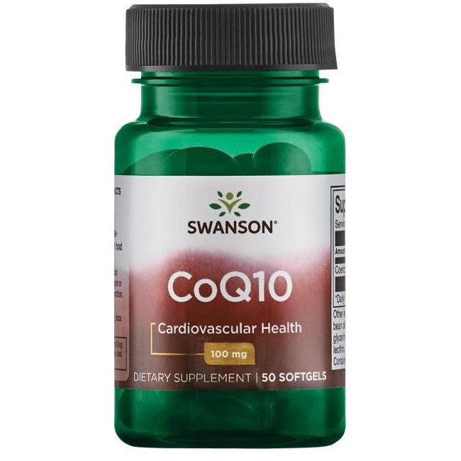 Swanson CoQ10, 100mg - 50 softgels