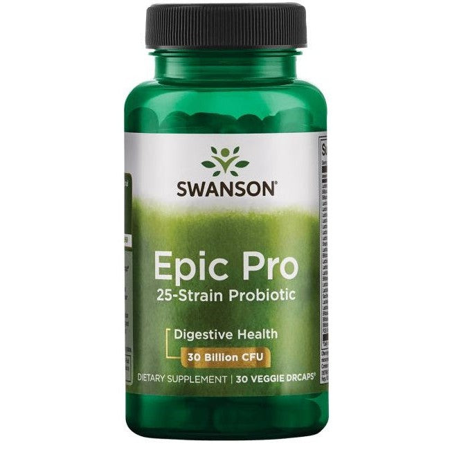 Swanson Epic Pro 25-Strain Probiotic - 30 vcaps