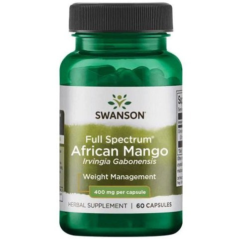 Swanson Full Spectrum African Mango (Irvingia Gabonensis), 400mg - 60 caps