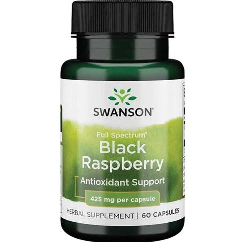 Swanson Full Spectrum Black Raspberry, 425mg - 60 caps