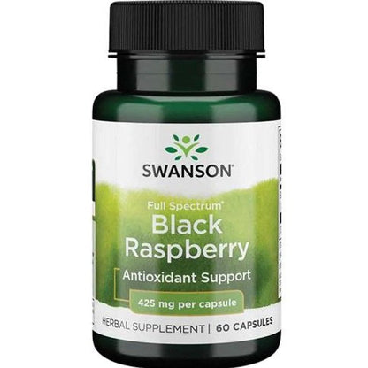Swanson Full Spectrum Black Raspberry, 425mg - 60 caps