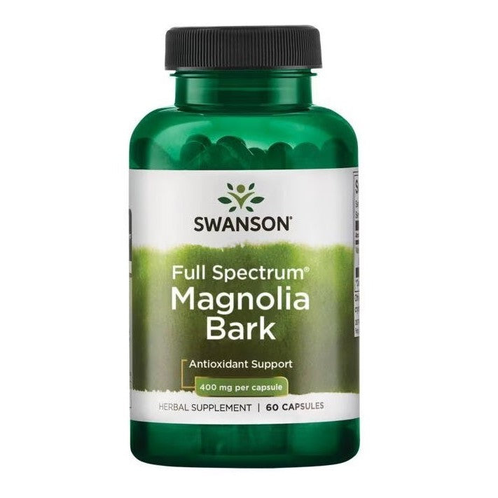 Swanson Full Spectrum Magnolia Bark, 400mg - 60 caps