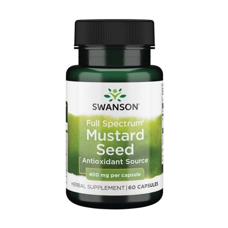 Swanson Full Spectrum Mustard Seed, 400mg - 60 caps