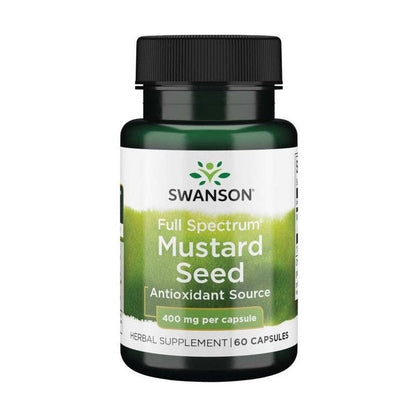 Swanson Full Spectrum Mustard Seed, 400mg - 60 caps