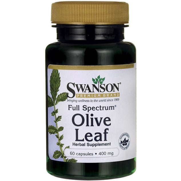 Swanson Full Spectrum Olive Leaf, 400mg - 60 caps