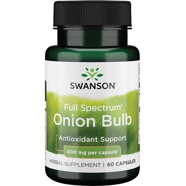 Swanson Full Spectrum Onion Bulb, 400mg - 60 caps