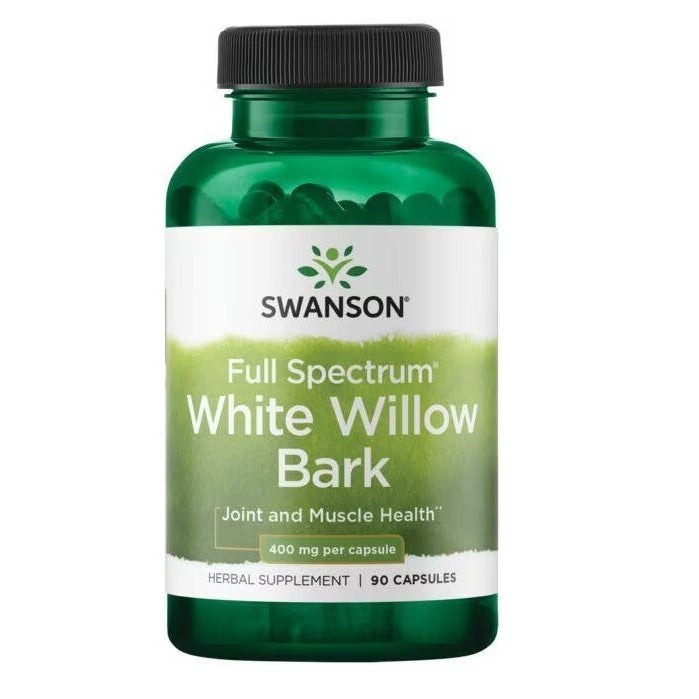 Swanson Full Spectrum White Willow Bark, 400mg - 90 caps