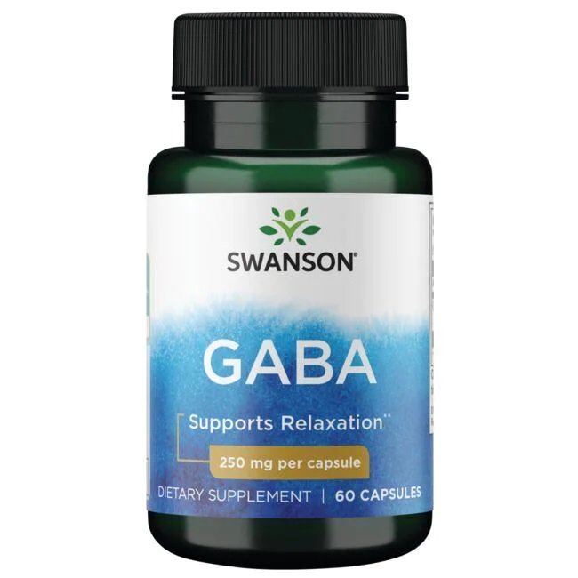 Swanson GABA, 250mg - 60 caps