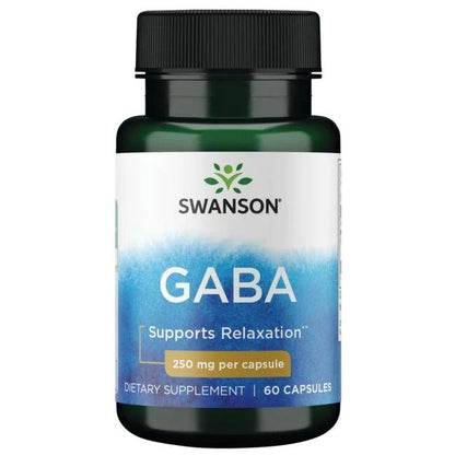 Swanson GABA, 250mg - 60 caps