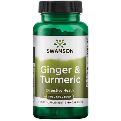 Swanson Ginger & Turmeric - 60 caps