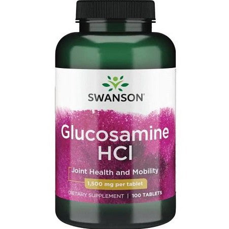 Swanson Glucosamine HCl, 1500mg - 100 tablets