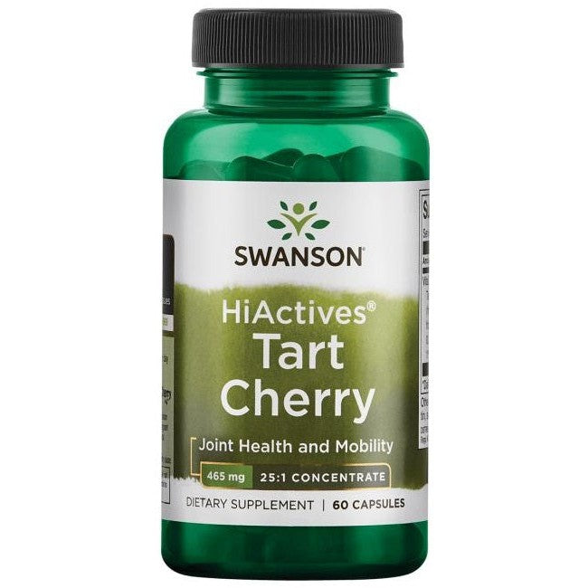 Swanson HiActives Tart Cherry, 465mg - 60 caps