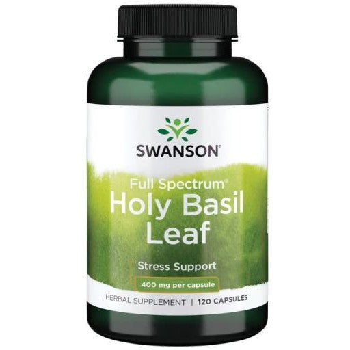 Swanson Holy Basil Leaf, 400mg - 120 caps