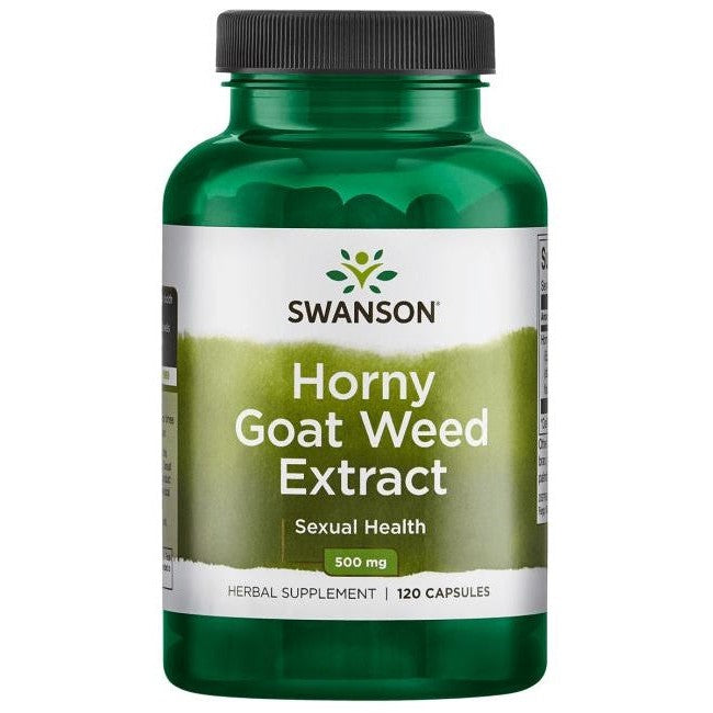 Swanson Horny Goat Weed Extract, 500mg - 120 caps