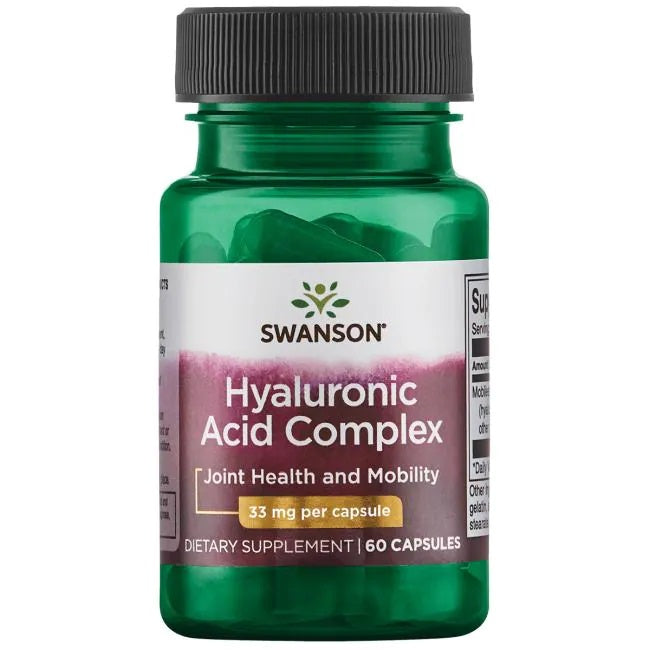 Swanson Hyaluronic Acid Complex, 33mg - 60 caps