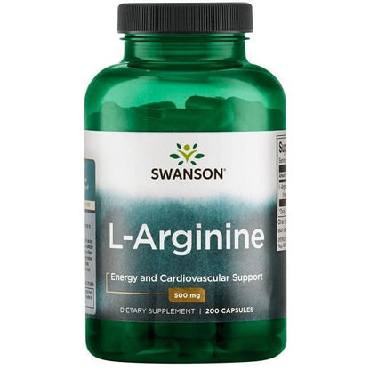 Swanson L-Arginine, 500mg - 200 caps