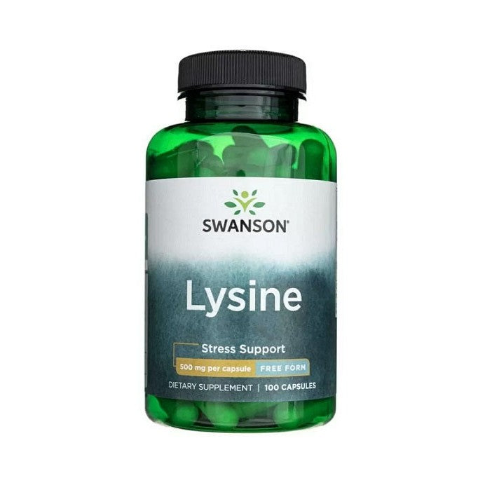 Swanson Lysine, 500mg Free-Form - 100 caps
