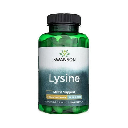 Swanson Lysine, 500mg Free-Form - 100 caps