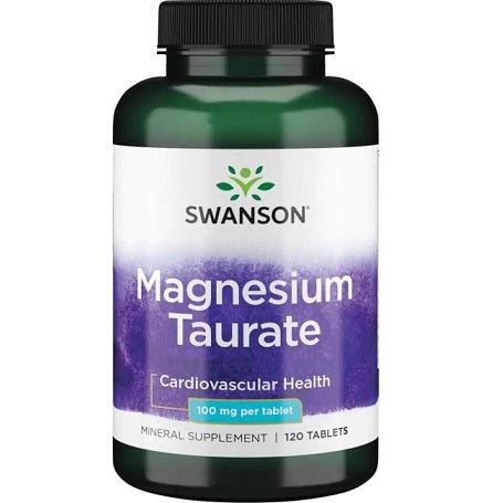 Swanson Magnesium Taurate, 100mg - 120 tablets