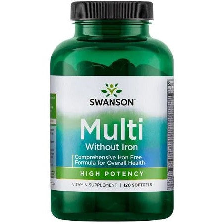 Swanson Multi Without Iron - 120 softgels