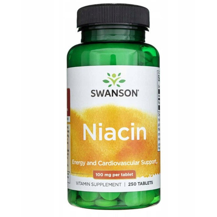 Swanson Niacin, 100mg - 250 tablets