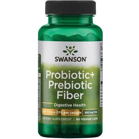 Swanson Probiotic+ Prebiotic Fiber - 60 vcaps
