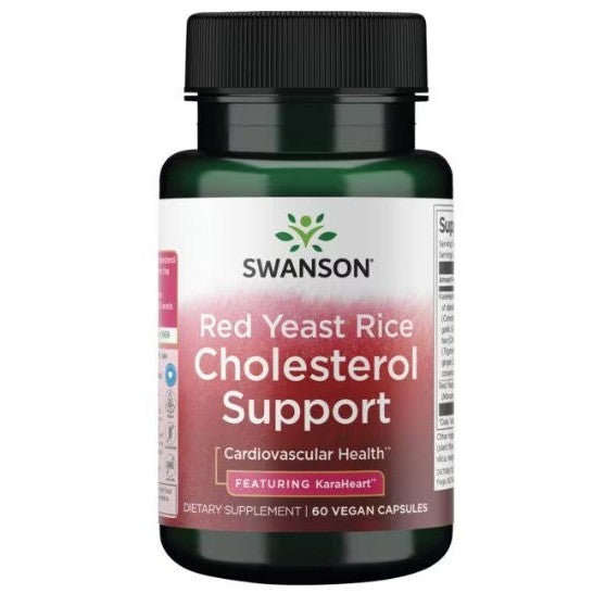 Swanson Red Yeast Rice Cholesterol Support - 60 vcaps
