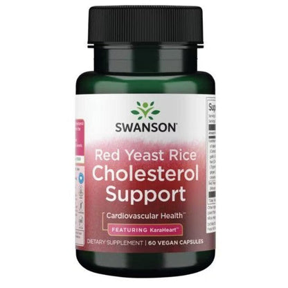 Swanson Red Yeast Rice Cholesterol Support - 60 vcaps