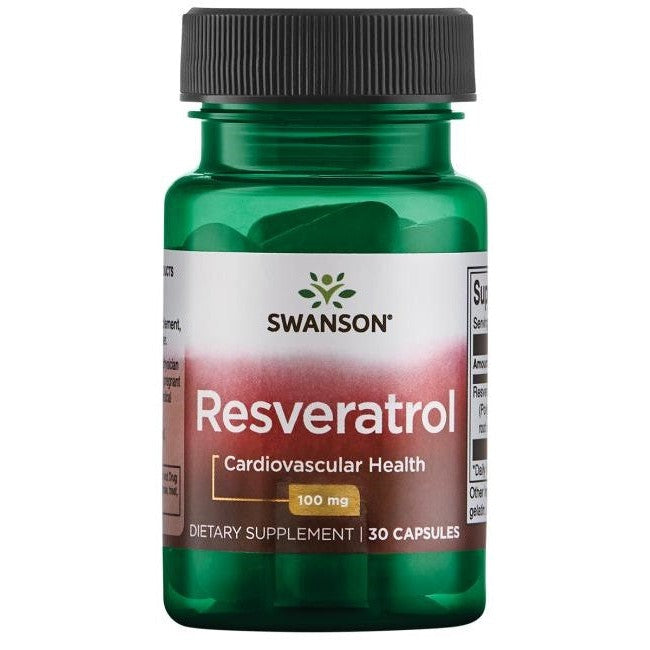 Swanson Resveratrol, 100mg - 30 caps