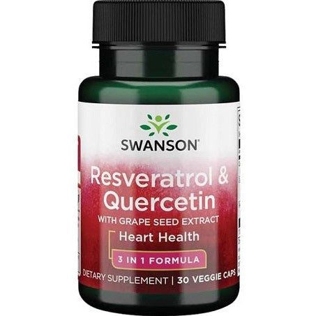 Swanson Resveratrol & Quercetin - 30 vcaps