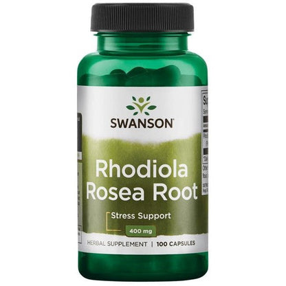 Swanson Rhodiola Rosea Root, 400mg - 100 caps