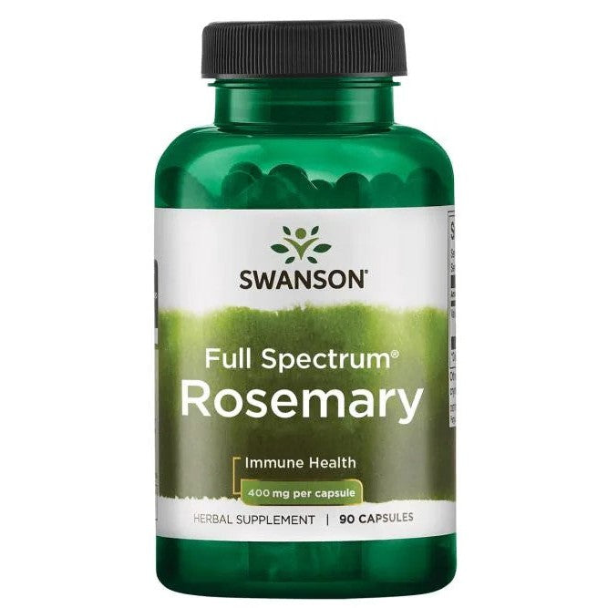 Swanson Rosemary, 400mg - 90 caps