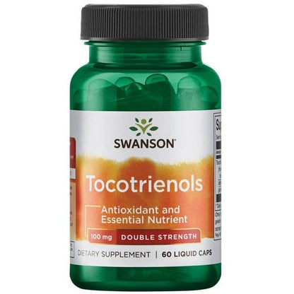 Swanson Tocotrienols, 100mg Double Strength - 60 liquid caps