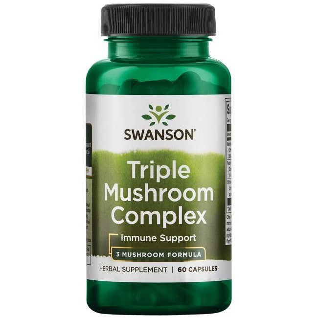 Swanson Triple Mushroom Standardized Complex - 60 caps
