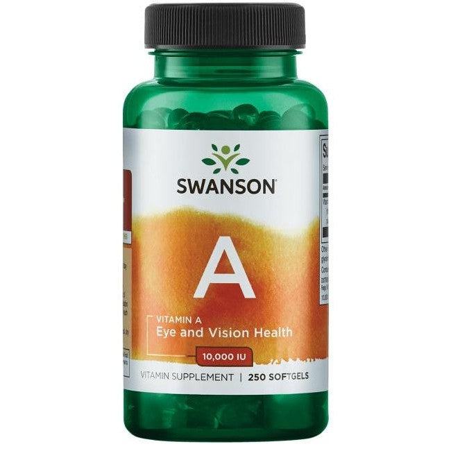 Swanson Vitamin A, 10 000 IU - 250 softgels