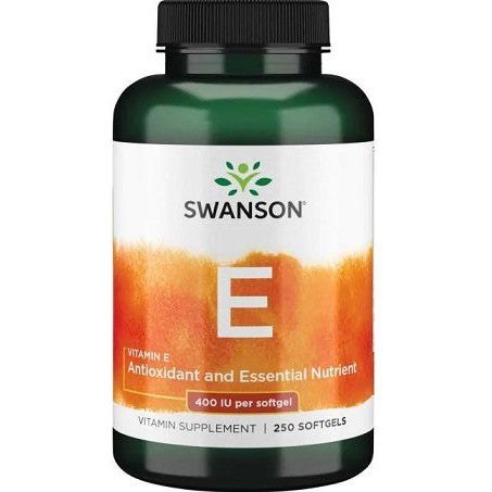 Swanson Vitamin E, 400 IU - 250 softgel