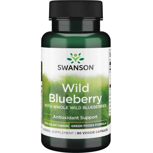 Swanson Wild Blueberry, 250mg - 90 vcaps